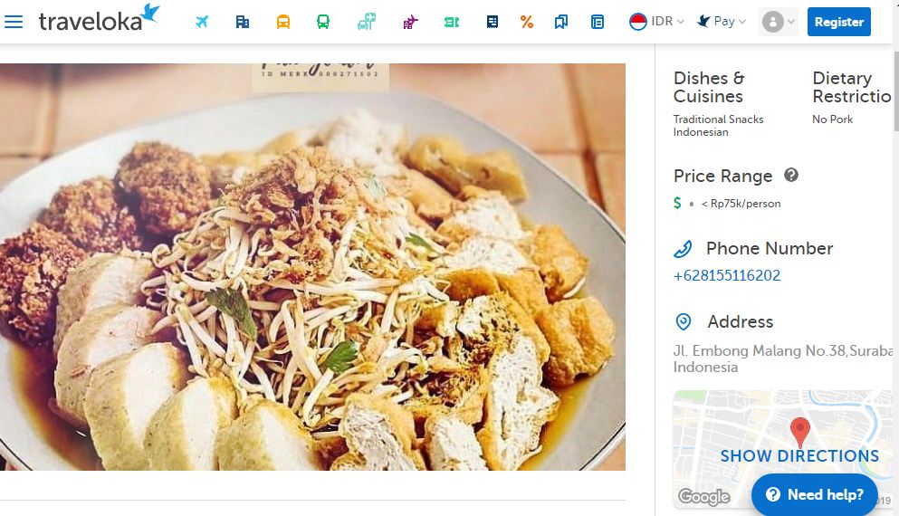 Kini Lontong Balap Asli Pak Gendut Telah Tersedia Di Traveloka Eats